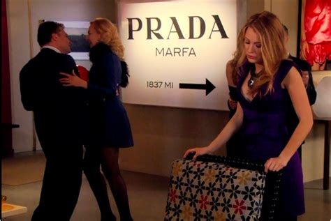 prada marfa bilde|prada marfa gossip girl.